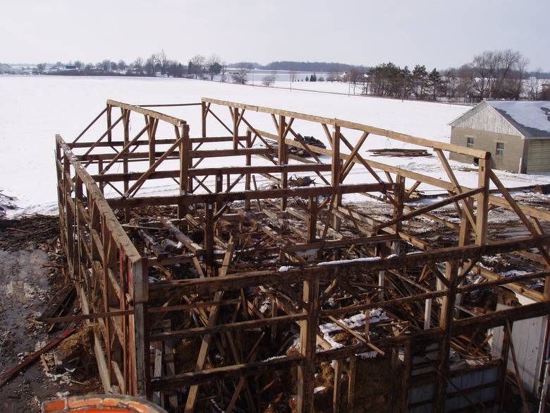 Byrum Barn Side View from man-basket